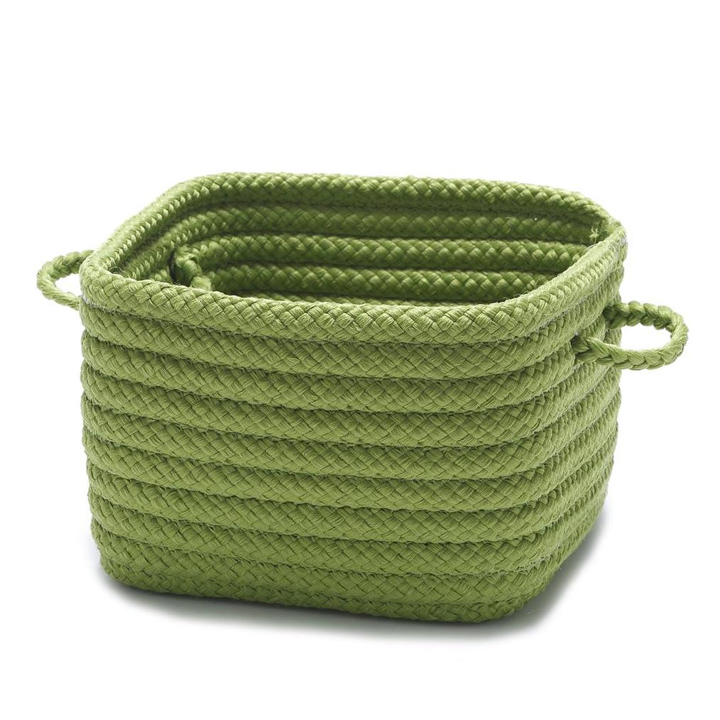 Decorative Baskets Simply Home Solid – Bright Green 10′ Square