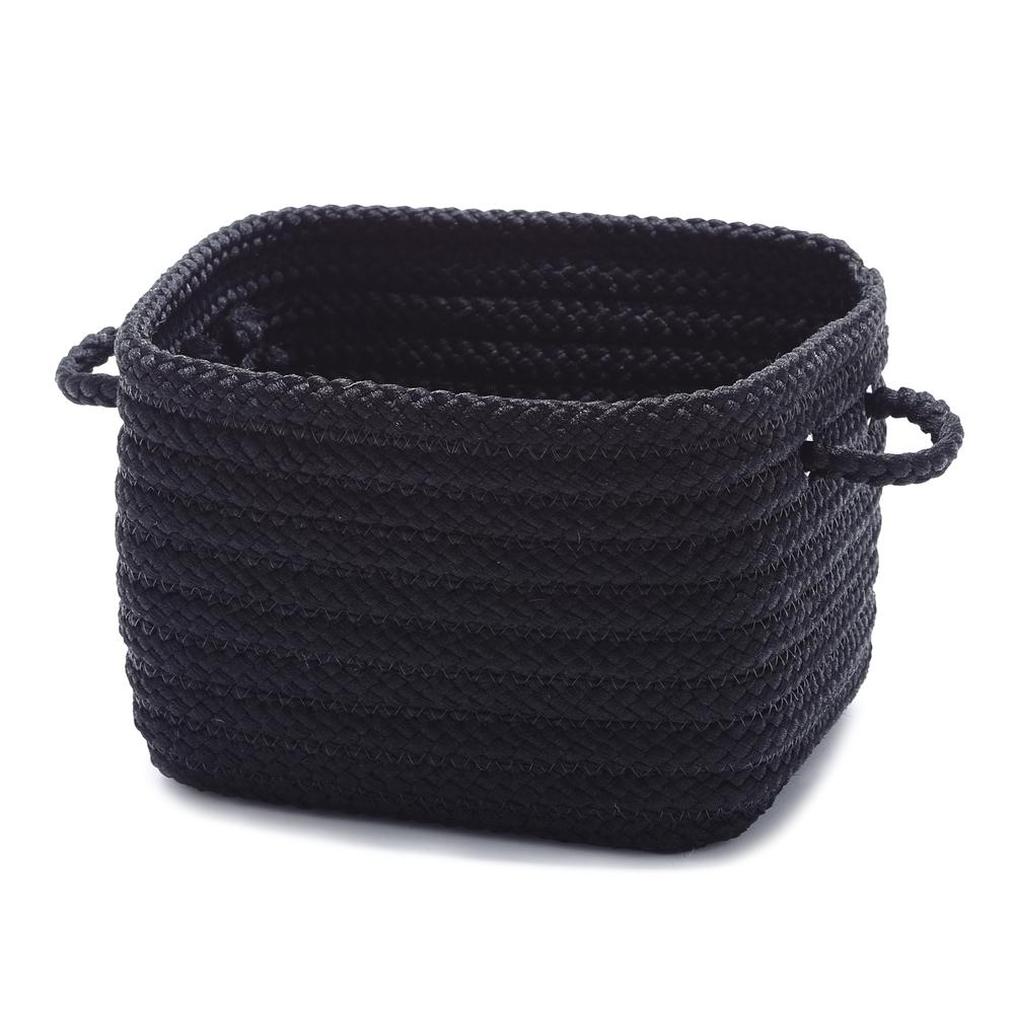 Simply Home Solid – Black 10′ Square Decorative Baskets