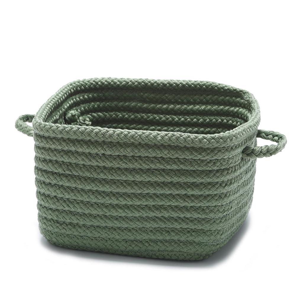 Simply Home Solid – Moss Green Sample Swatch Decorative Baskets