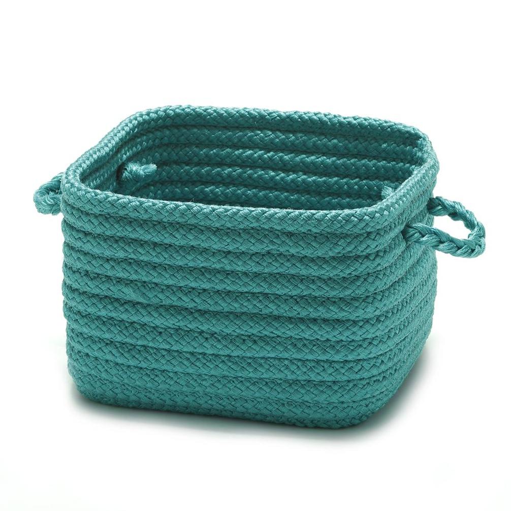 Simply Home Solid – Turquoise 12′ Square Decorative Baskets